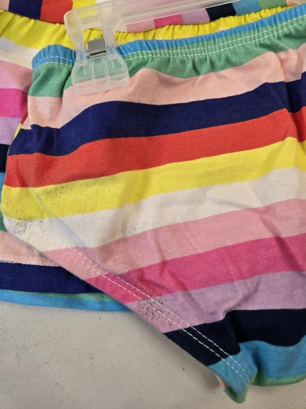 NWT Wonder Nation Striped 2 Piece Set Dress with Bloomers Size 6-9 Months